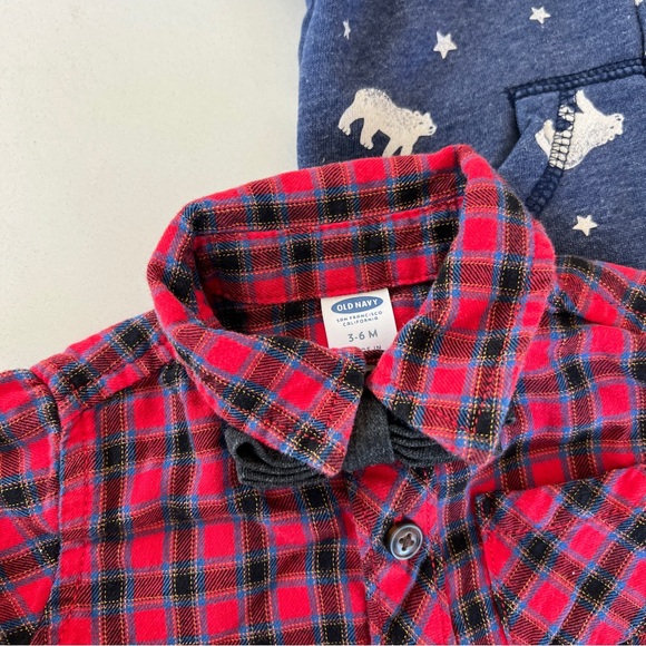 Little bipsy, old navy, Baby Boy Fall / Winter Bundle size 3-6 months - Picture 3 of 7